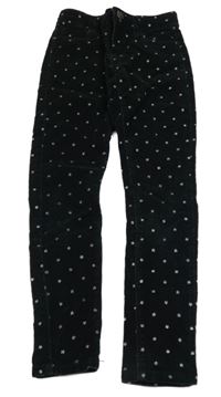 Čierne manšestráky s hviezdami