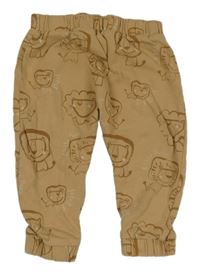 Hnědé tepláky s lvíčky Next