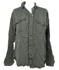 Dámská šedá halenka s hvězdami Rails 