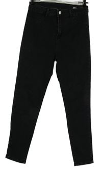 Dámské černé skinny rifle Shein 