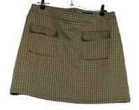 Dámska béžovo-čierna vzorovaná sukňa s vreckami Dorothy Perkins