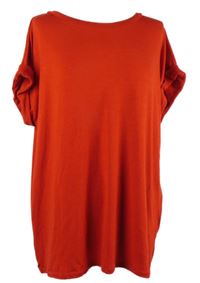 Dámské červené volné tričko Be Jealous 