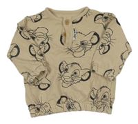 Béžová mikina so Simbou Disney