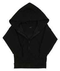 Čierna vzorovaná prepínaci mikina s kapucňou Primark