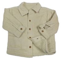 Béžová menšestrová zateplená bunda M&S