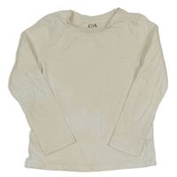 Smotanové tričko so srdiečkom C&A