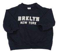 Čierna mikina s nápismi H&M