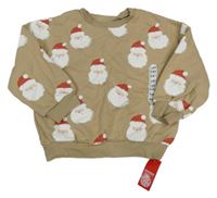 Nové - Béžová mikina se Santy dunnes