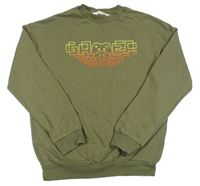 Khaki mikina s ovladačem H&M
