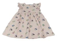Svetloružové bavlnené šaty s Minnie M&S