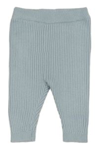 Svetlomodré pletené rebrované tepláky George