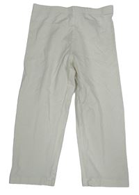 Biele capri legíny H&M