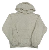 Béžová melírovaná mikina s kapucňou H&M