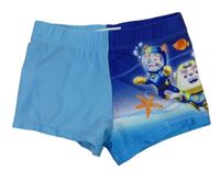 Modré nohavičkové chlapecké plavky - Tlapková patrola Nickelodeon