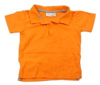 Neonově oranžové polo tričko Ergee 