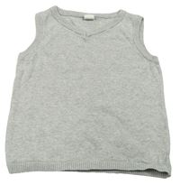Sivá svetrová vesta H&M