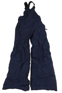 Tmavomodré šusťákové laclové oteplovačky Elevation