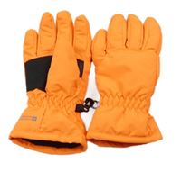 Neonově oranžové funkční šusťákové zimní rukavice Mountain Warehouse
