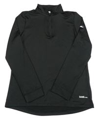 Čierna športová funkčná mikina Slazenger