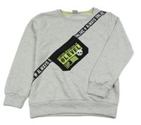 Svetlosivá mikina s levinkou Y.F.K.