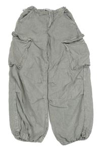 Šedé cargo cuff rifle Zara