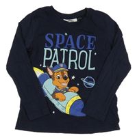 Tmavomodré tričko s Chasem Nickelodeon