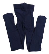 Tmavomodré punčocháče H&M