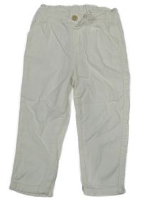 Biele ľanové nohavice LCW