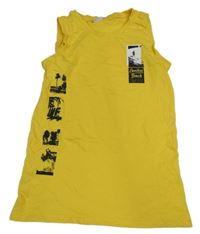 Žlté tielko s palmami LC Waikiki