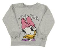 Sivá melírovaná mikina s Daisy Primark
