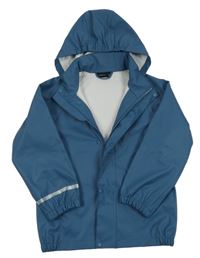 Modrá nepromokavá jarní bunda s kapucí Name it