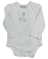 Bílo-růžové puntíkaté body Topomini