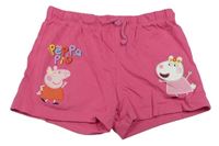 Ružové kraťasy s Peppa Pig a Zuzkou