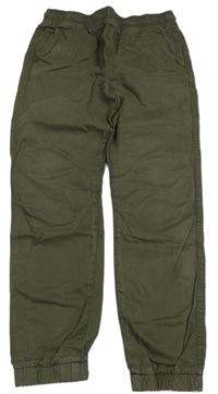 Tmavokhaki chino cuff rifle George