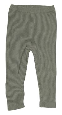 Tmavošedé žebrované kamaše George