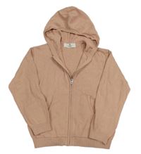 Pudrový prepínaci sveter s kapucňou H&M