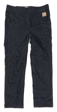 Nové - tmavomodré tregíny riflového vzhledu name it.