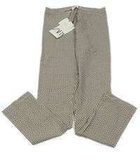 Nové - smetanovo-hnedo-čierne vzorované legíny ZARA