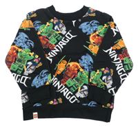 Čierna mikina s lego NINJAGO H&M