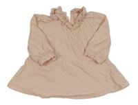 Růžová tunika s límečkem s madeirou F&F