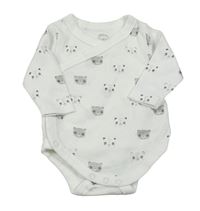 Bílé zavinovací body s medvědy a pandami C&A