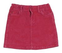Fuchsiová menšestrová sukňa Okaidi