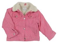 Lososová menšestrová zateplená bunda Primark