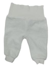 Biele zamatové tepláky C&A