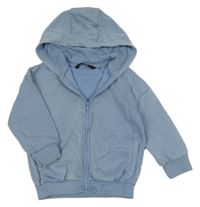 Modrá prepínaci mikina s kapucňou Next