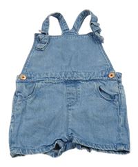 Modré riflové laclové kraťasy Denim Co.