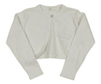 Biele svetrové bolerko Next