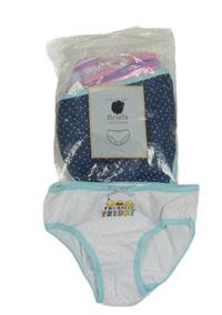 Nové - 9x puntíkaté kalhotky - 3x modré + 2x modré + žluté + tmavomodré + 2x neonové Primark