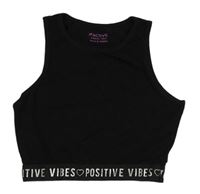 Čierny crop top Primark