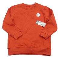 Nové - červená mikina Nutmeg